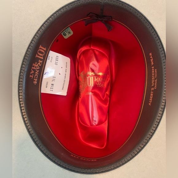 Vintage 101 Ranch Beaver Felt Cowboy Hat-Size 6 7/8 - Picture 7 of 13